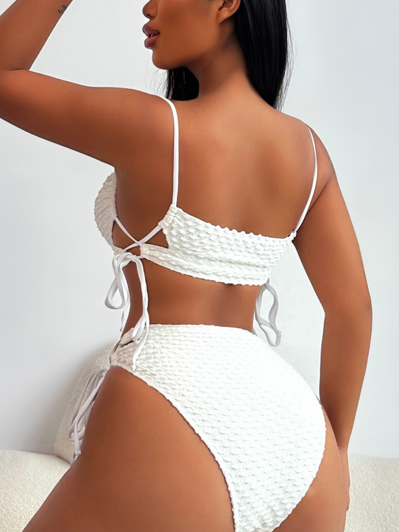 Creamy Sexy Swimsuit