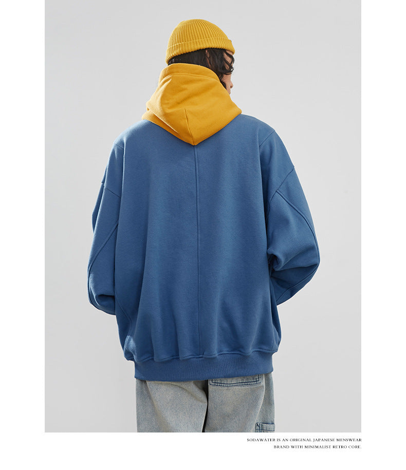 Colorblock Patch Sweatshirt