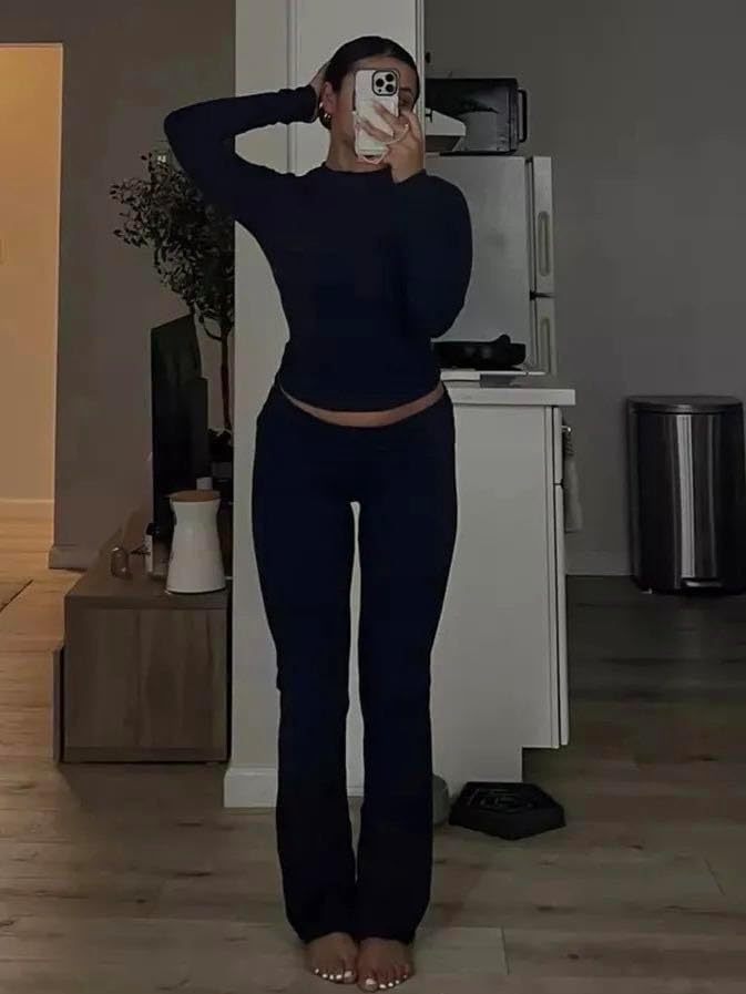 Foldable Flared Pants