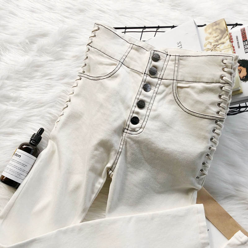 Versatile white jeans