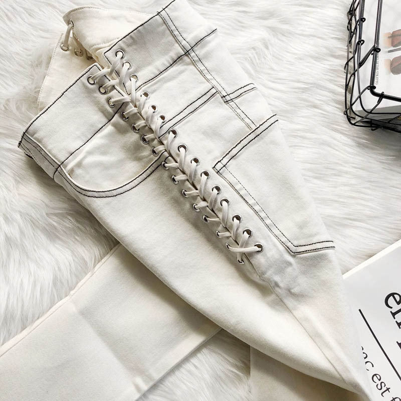 Versatile white jeans