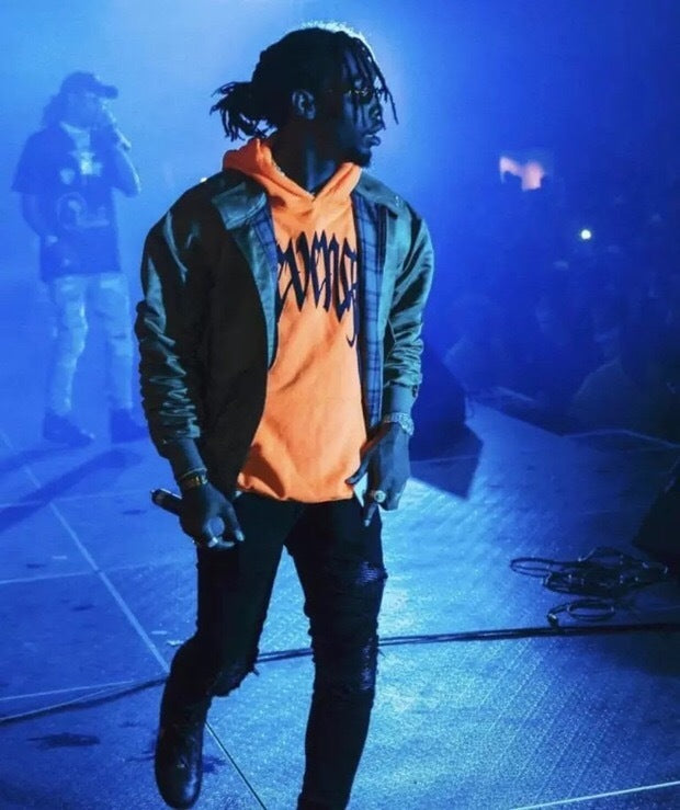Hoodie with hand print