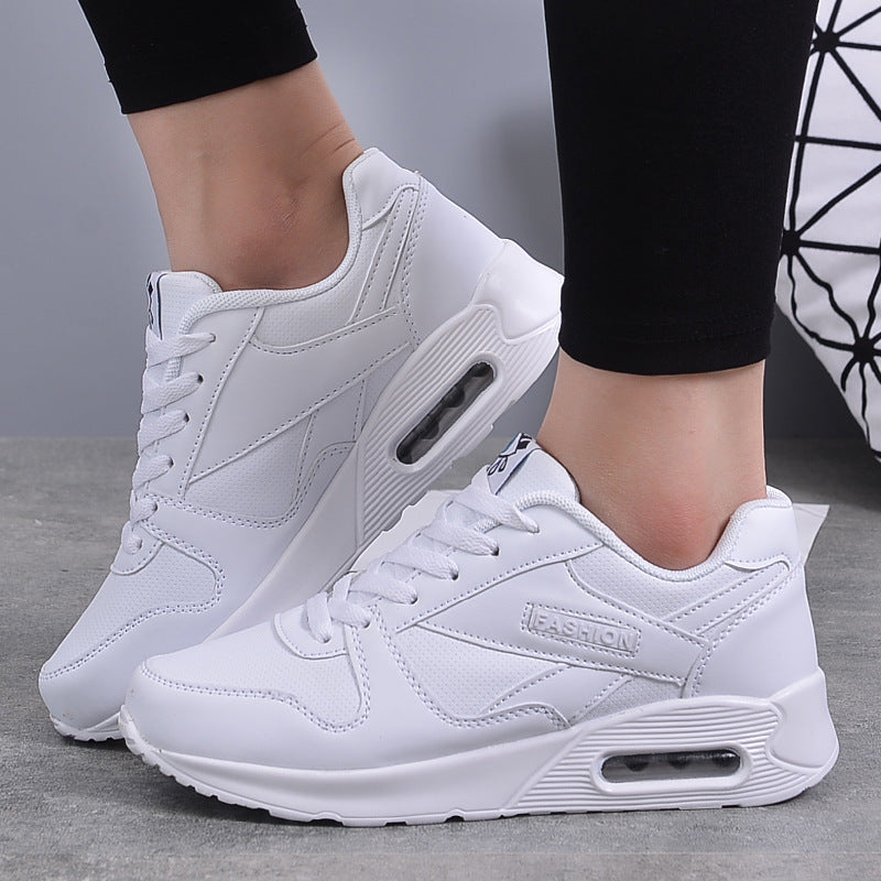 Pink Leather Sneakers