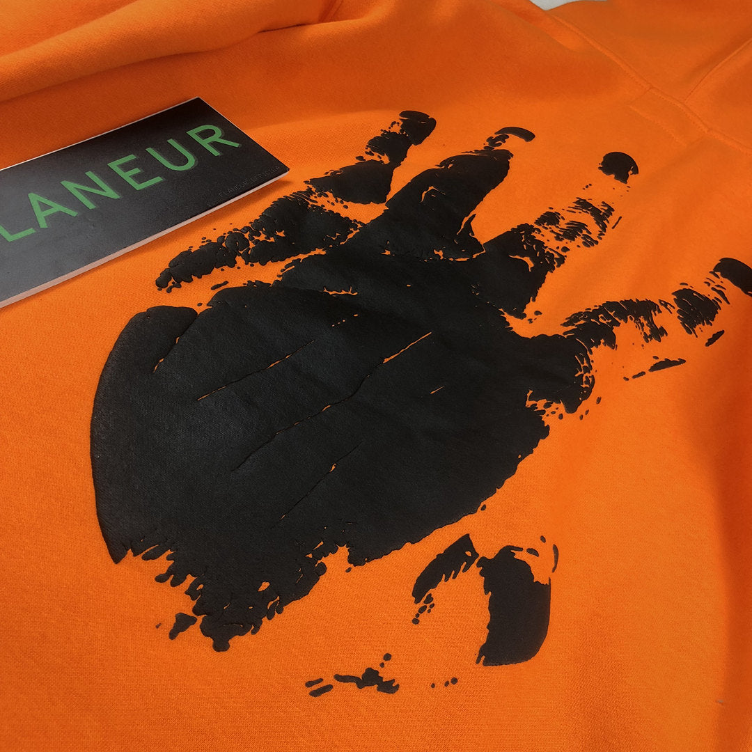 Hoodie with hand print