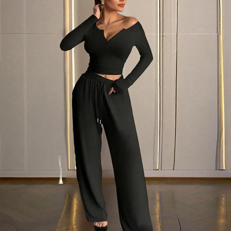 Sexy V-Neck Pants