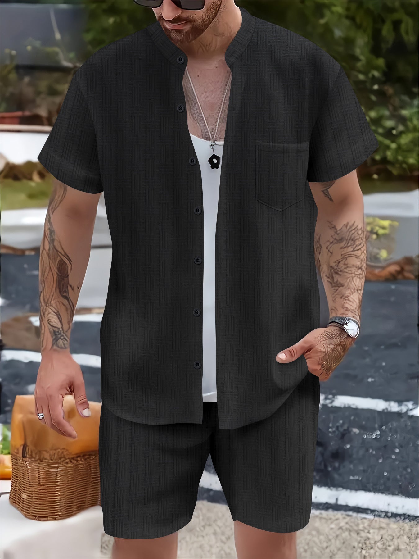 Henry Collar Shorts