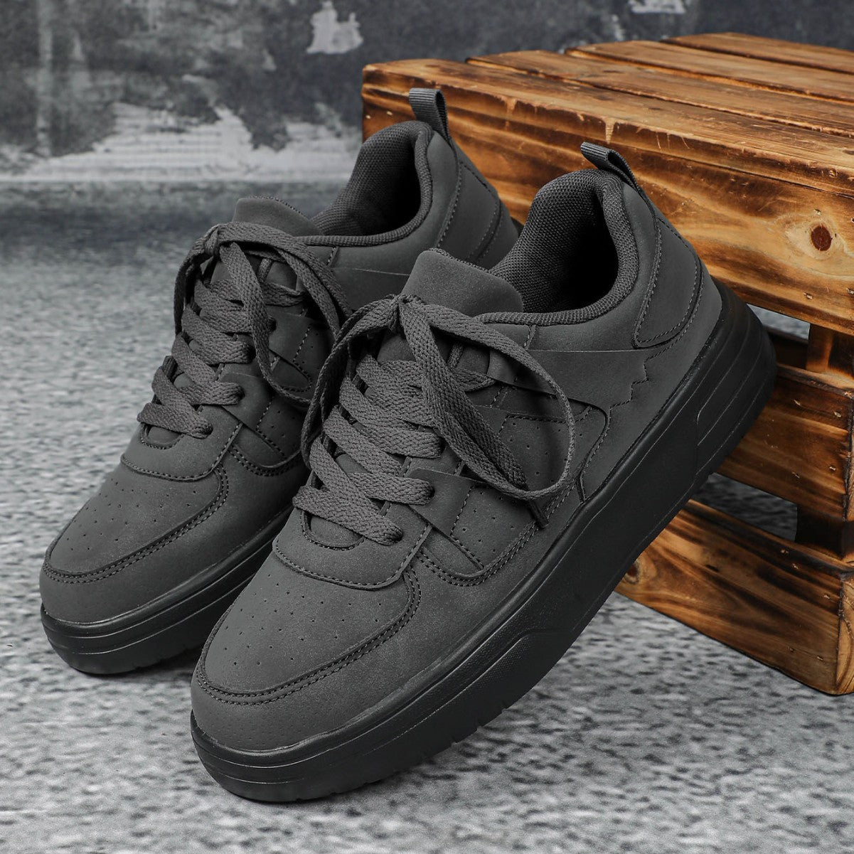 Frosted Skateboard Sneakers