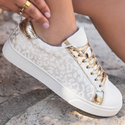 Leopard White Sneaker