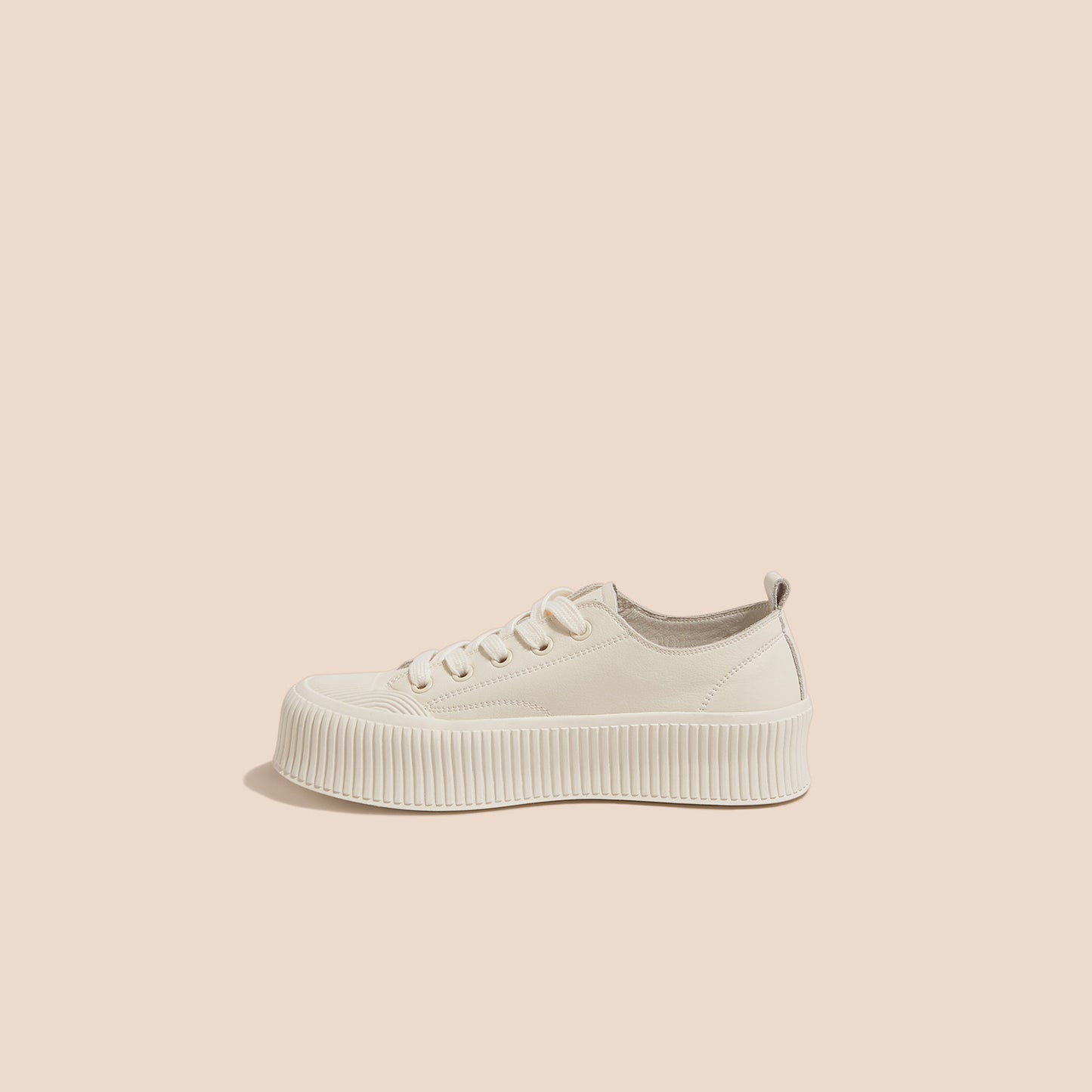 White Leather Sneakers 114