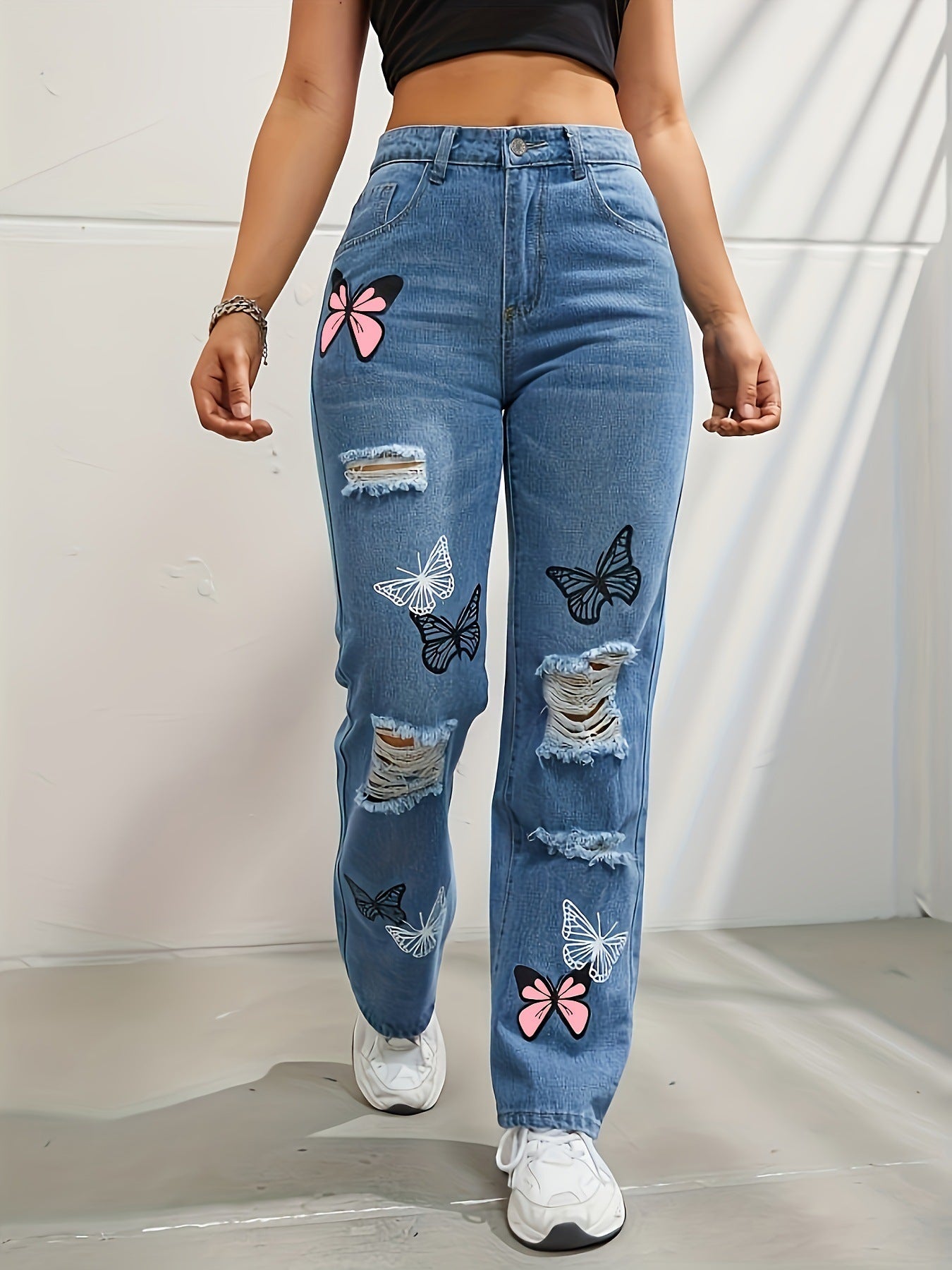 Straight Leg Jeans