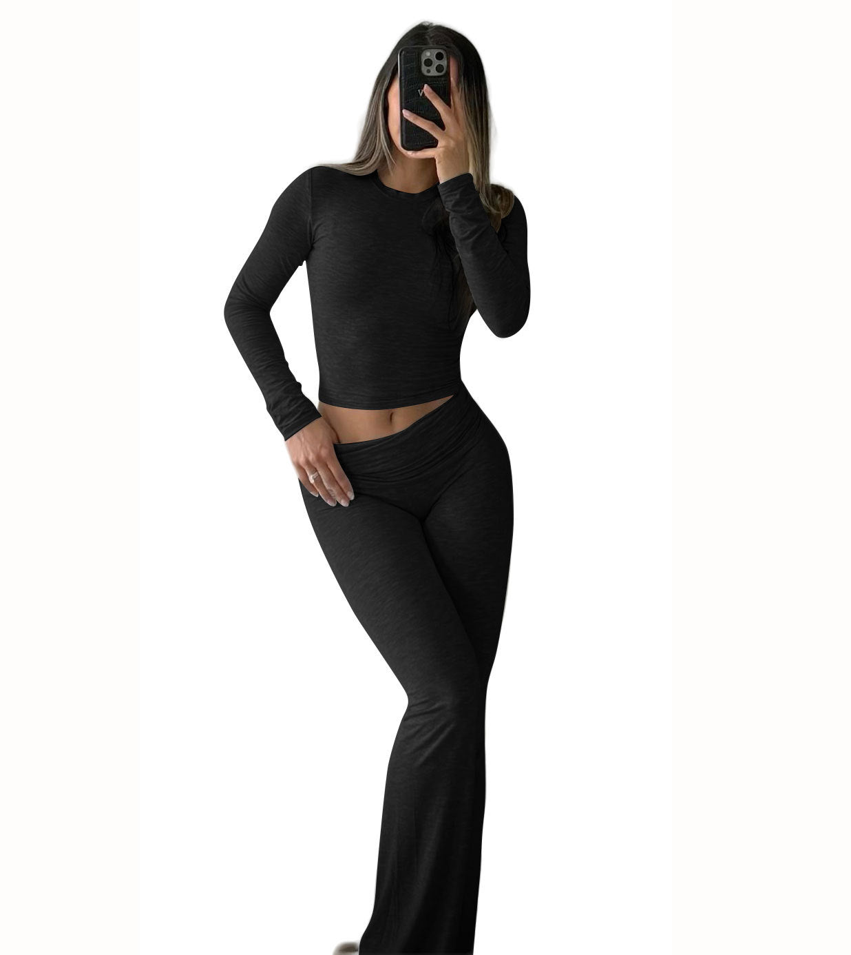 Foldable Flared Pants