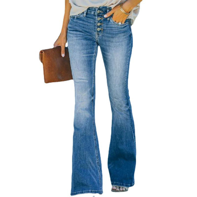 Street Style Denim Pants
