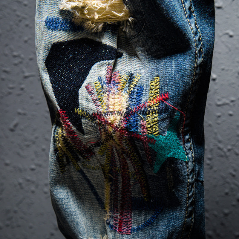 Embroidered Jeans