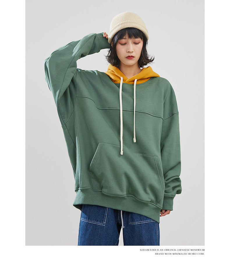 Colorblock Patch Sweatshirt