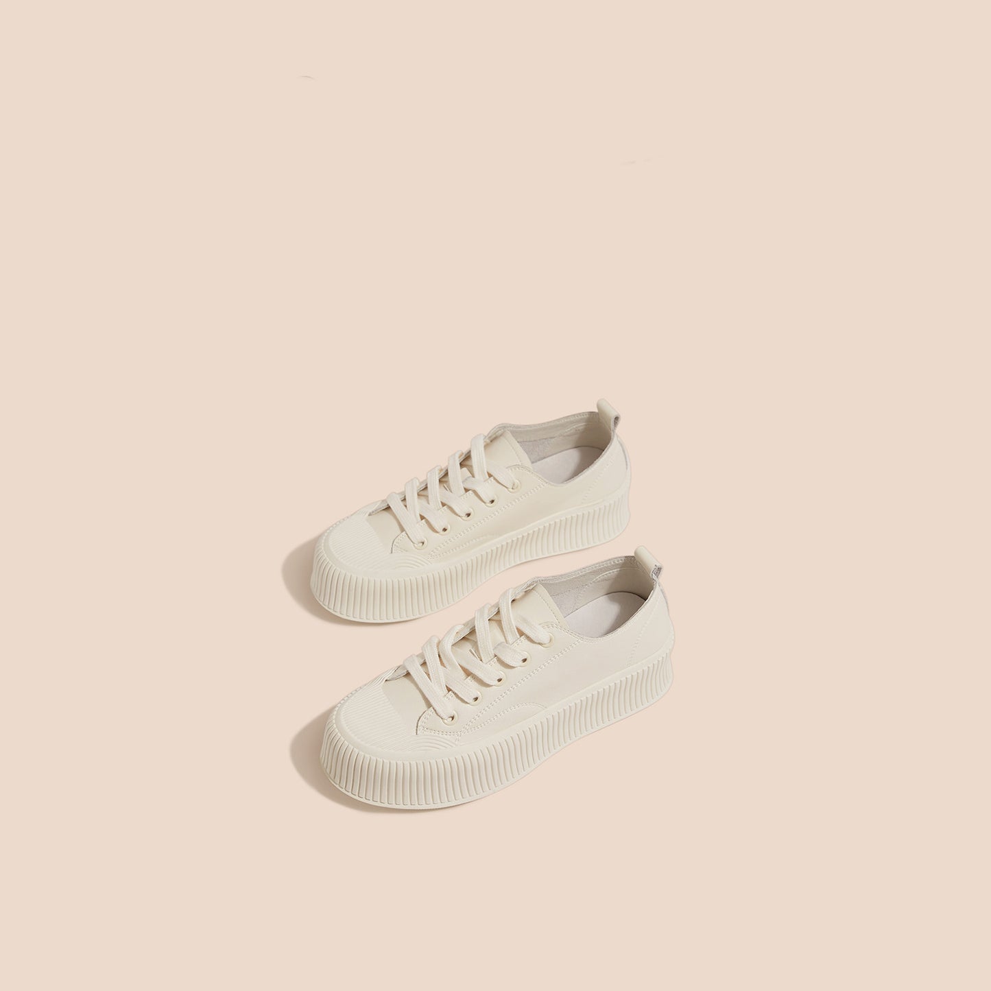 White Leather Sneakers 114