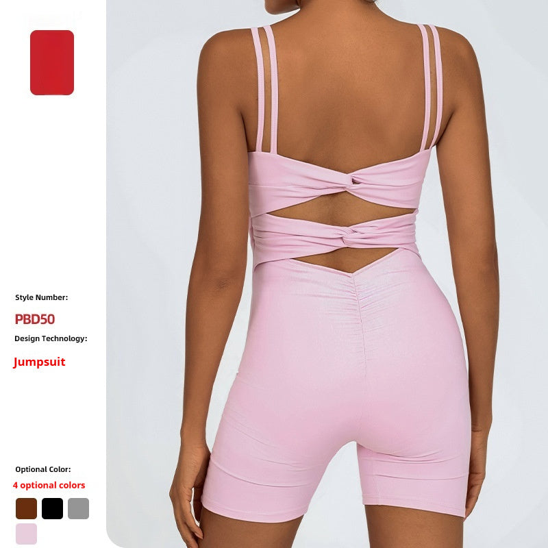Cross One-piece Shorts