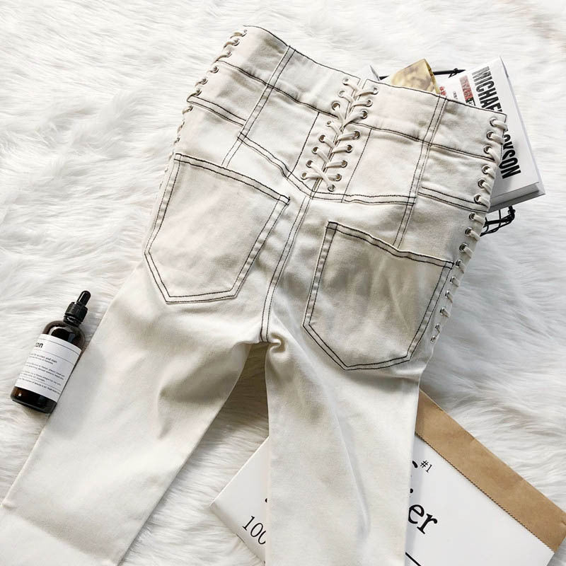 Versatile white jeans