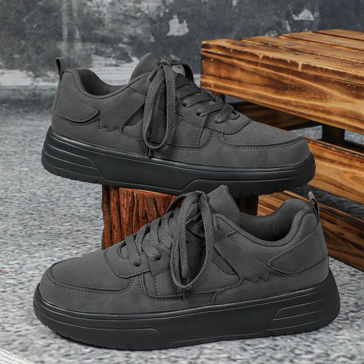 Frosted Skateboard Sneakers