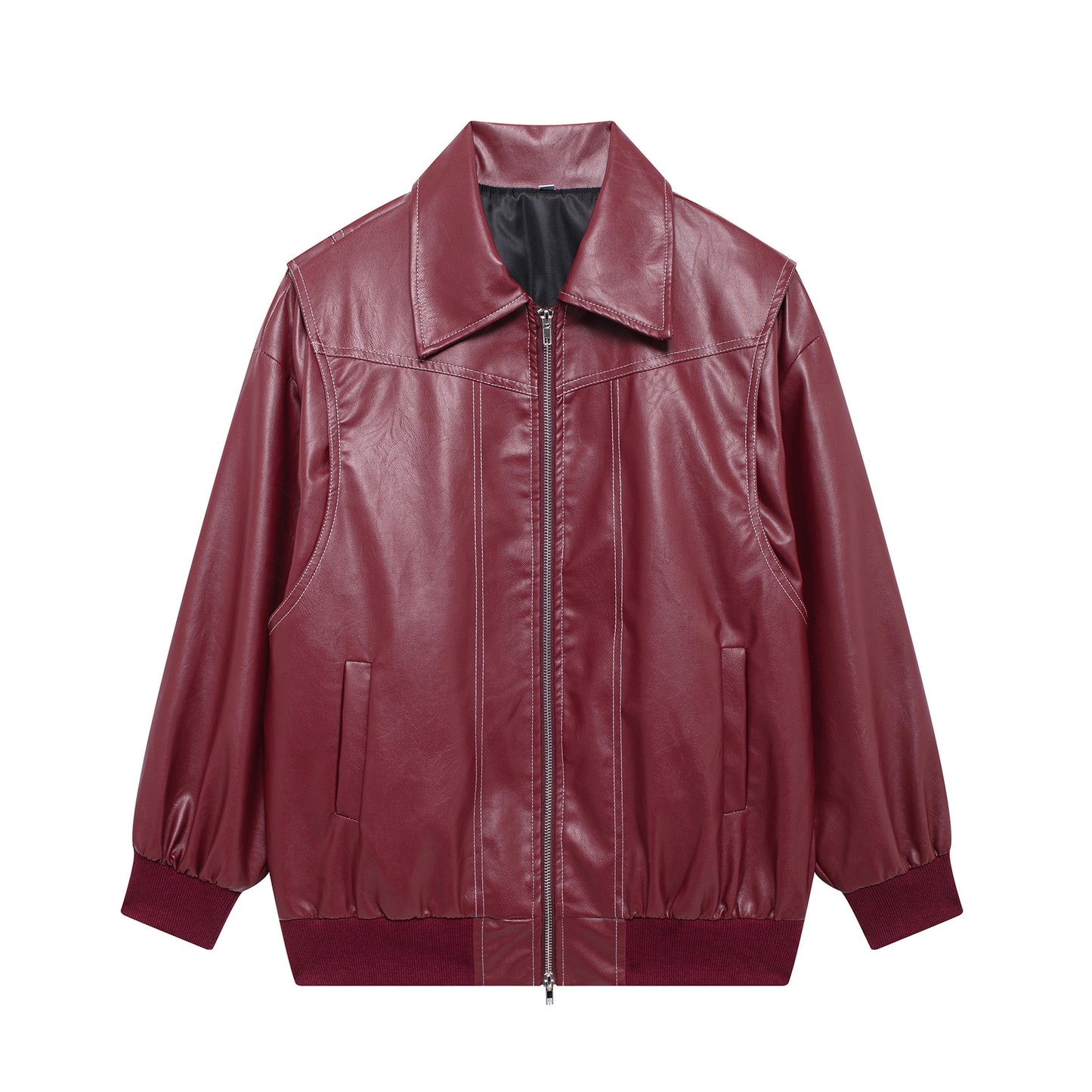 Moto Biker Leather Jacket