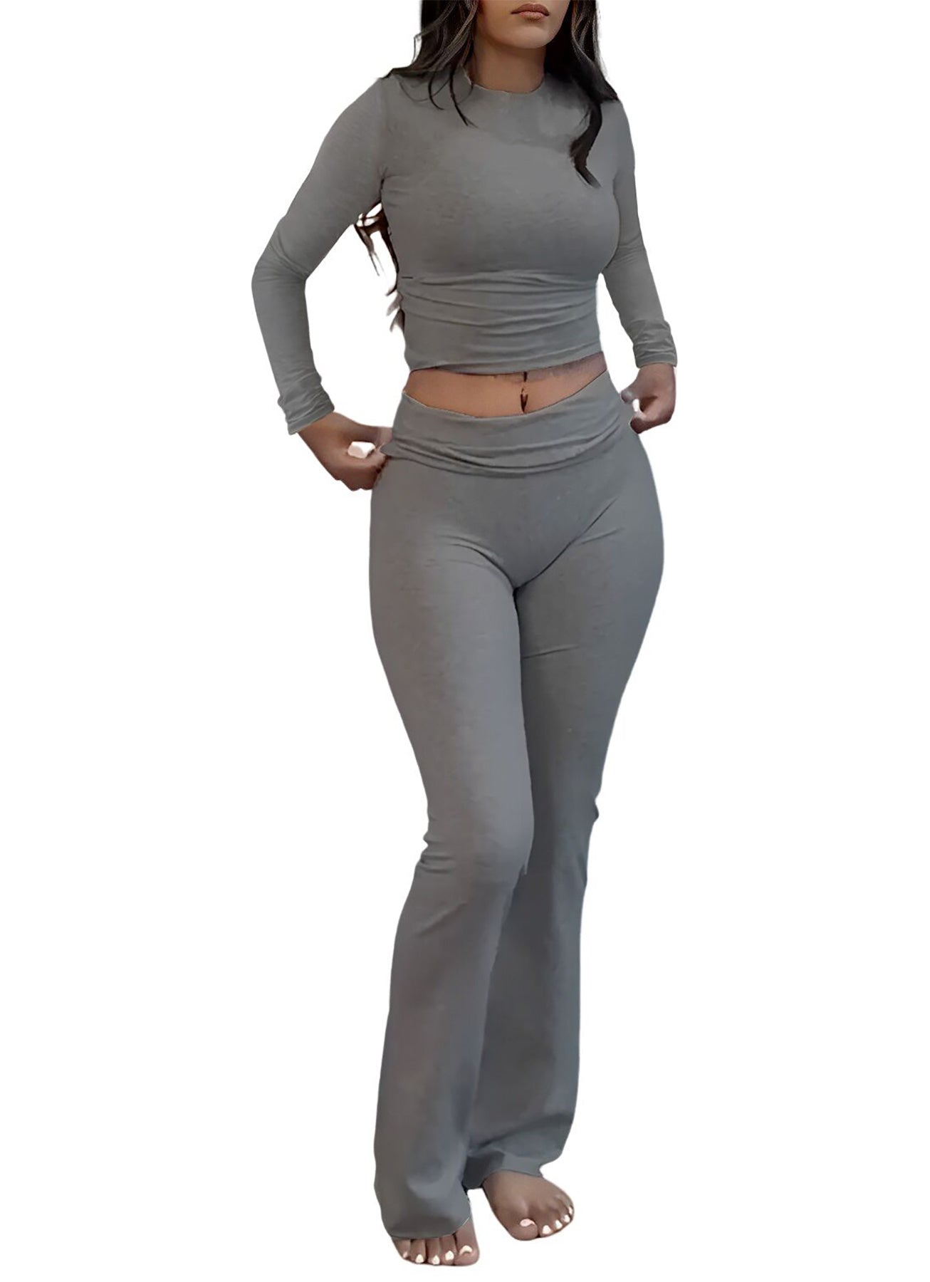Foldable Flared Pants