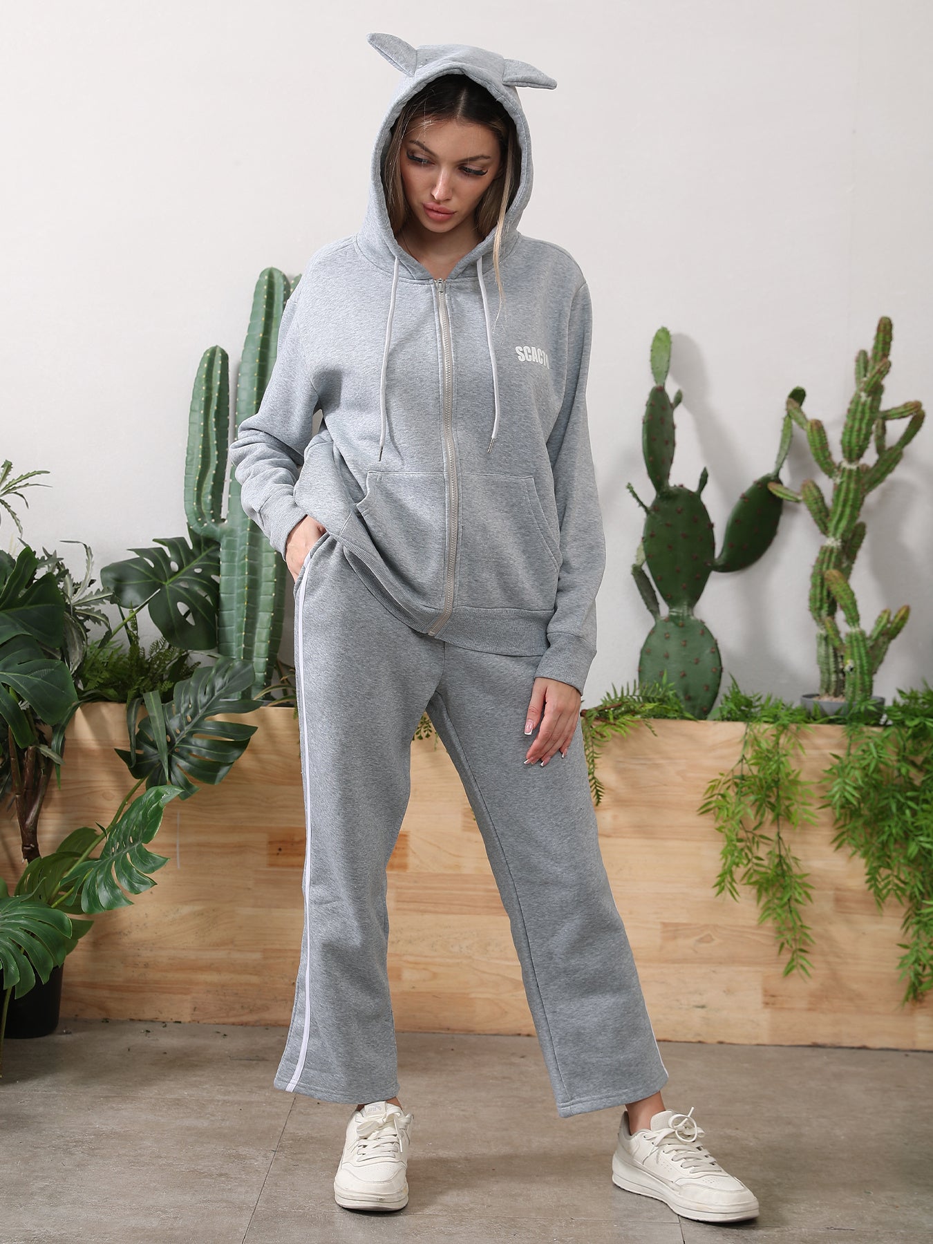 Long Hoodie Set