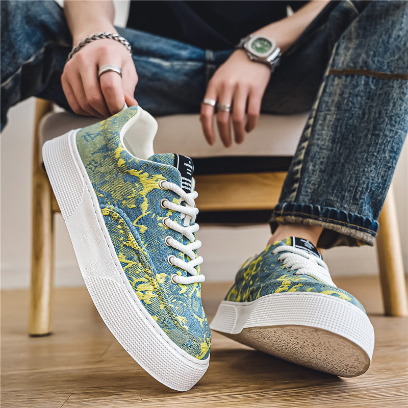Product information:
Pattern: Printing
Lining material: Mesh
Applicable sports: Universal
Color: black, blue, green, dark green
Upper height: low top
Versatile SneakersMENS SNEAKERSROBS FASHIONSWEAR 114'SROBS FASHIONSWEAR 114’SVersatile Sneakers
