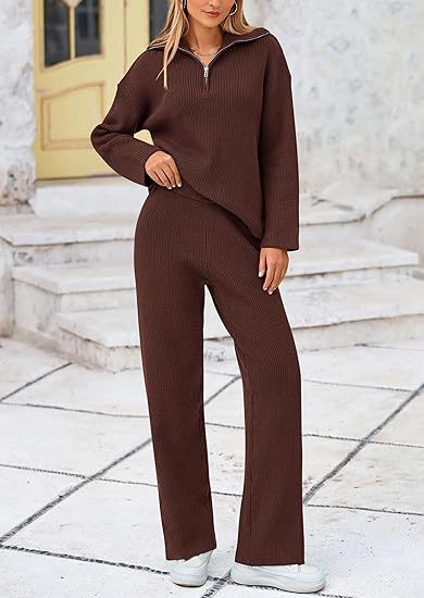 Lapel Sweater Sets