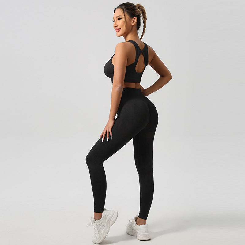 Yoga Suit Backless Bra