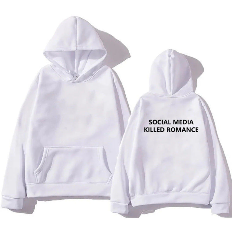 Letter Pattern Hoodie