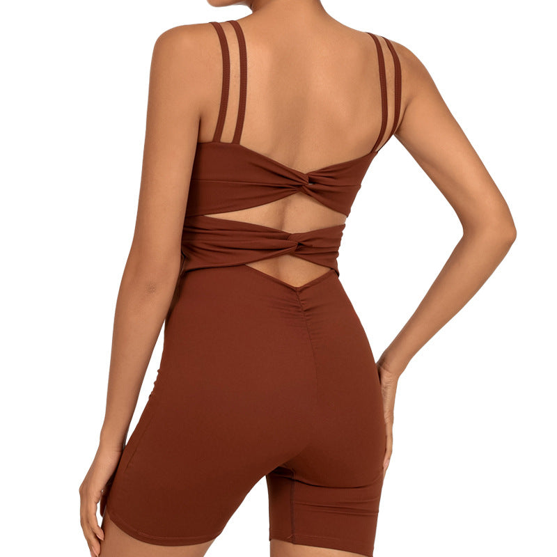 Cross One-piece Shorts
