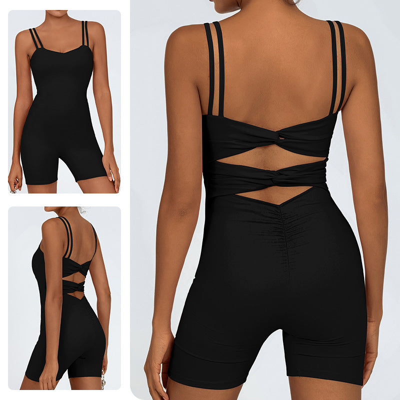 Cross One-piece Shorts