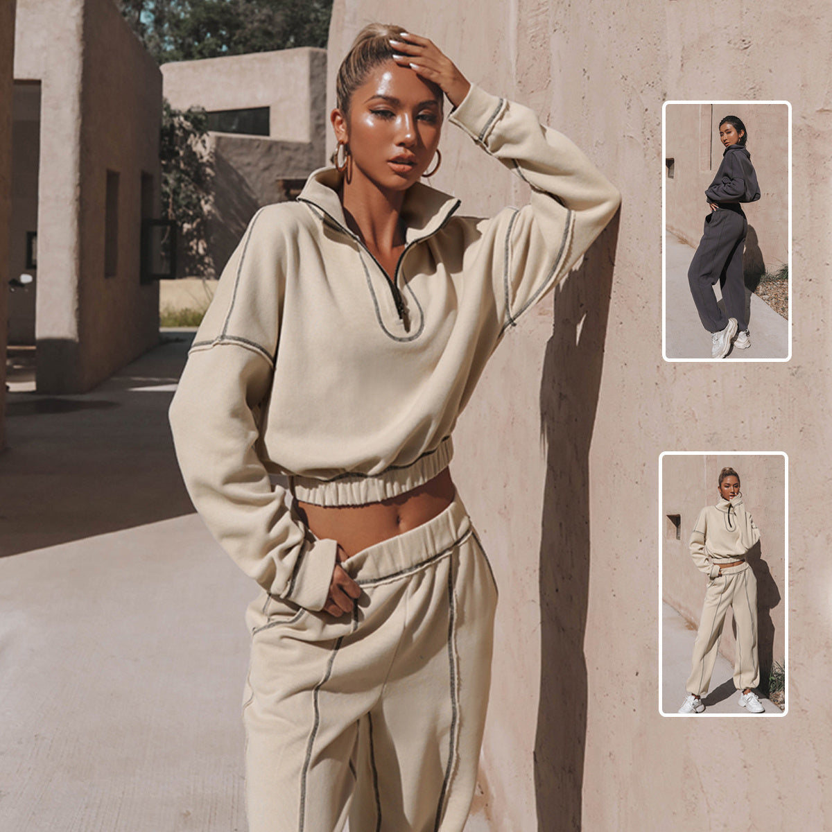Turtleneck Sweatshirt