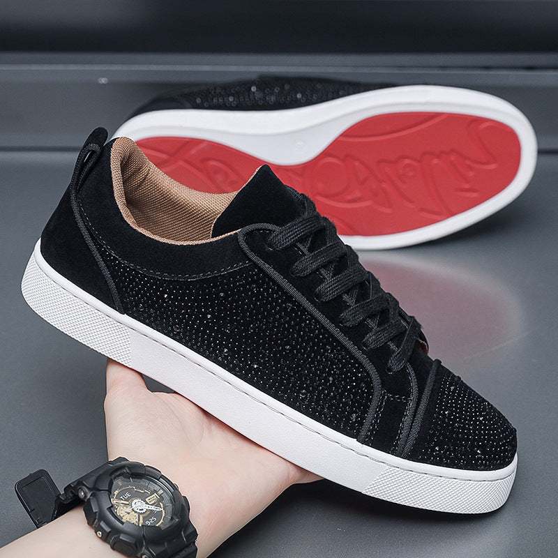 Product information:
 
 Pattern: solid color
 
 Lining material: Mesh
 
 Applicable sports: Universal
 
 Color: all black, black and white, pure black plus velvet, bHong Kong Style ShoesMENS SNEAKERSROBS FASHIONSWEAR 114'SROBS FASHIONSWEAR 114’SHong Kong Style Shoes
