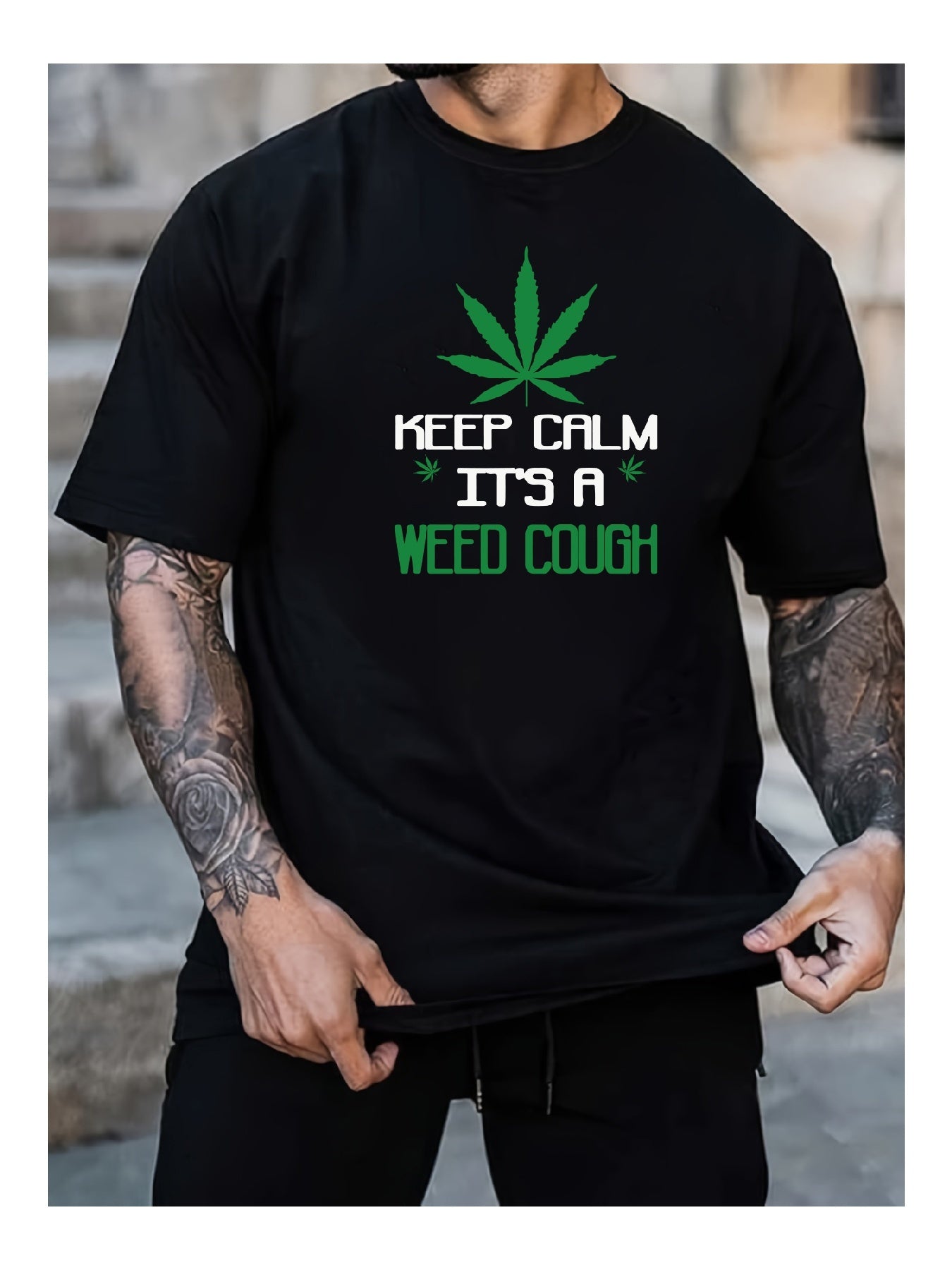 Keep Calm Its A Weed Cough