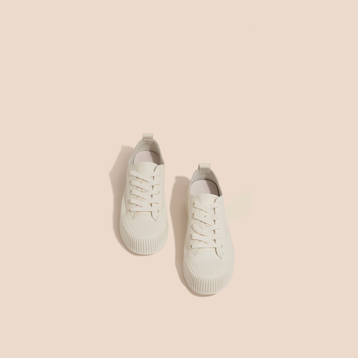White Leather Sneakers 114