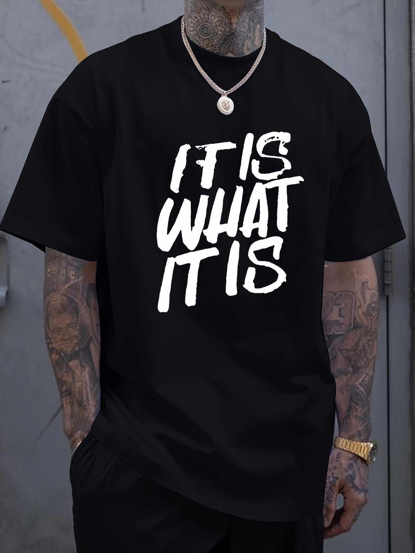 It Is What IT is  T-shirtMENS FASHIONSROBS FASHIONSWEAR 114'SROBS FASHIONSWEAR 114’SIt Is What IT is