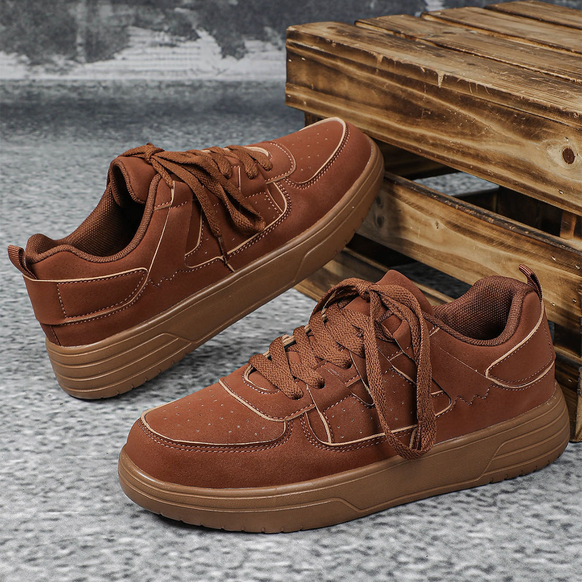 Frosted Skateboard Sneakers