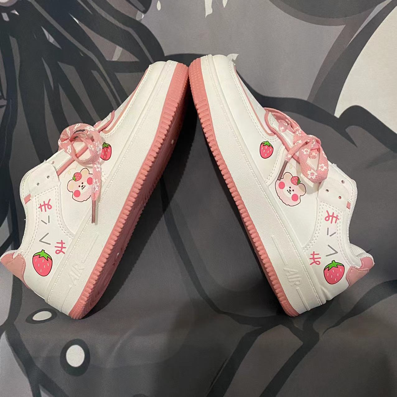 Strawberry Bear Sneakers