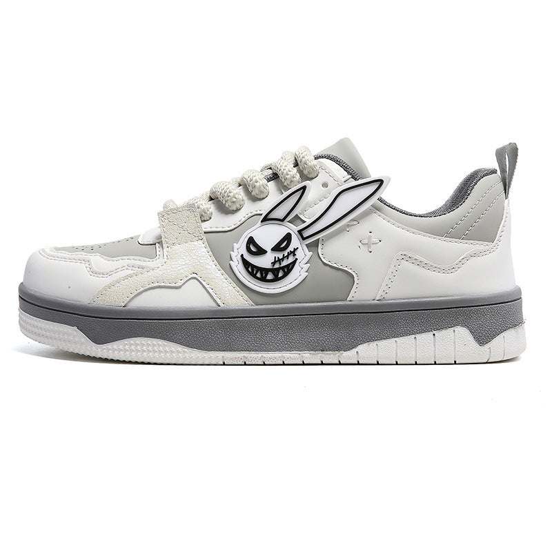 Product information:
 
 Pattern: color matching
 
 Applicable sports: Universal
 
 Lining material: Mesh
 
 Color: beige, white and gray
 
 Upper height: low top
 
 Couple  SneakersMENS SNEAKERSROBS FASHIONSWEAR 114'SROBS FASHIONSWEAR 114’SCouple Sneakers