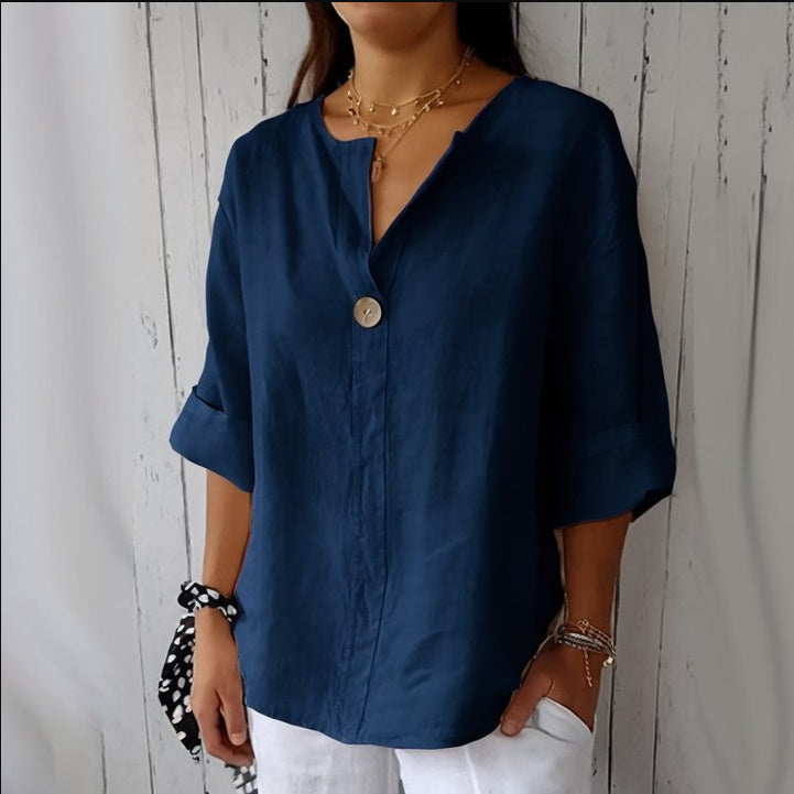 Fashion Button Tops