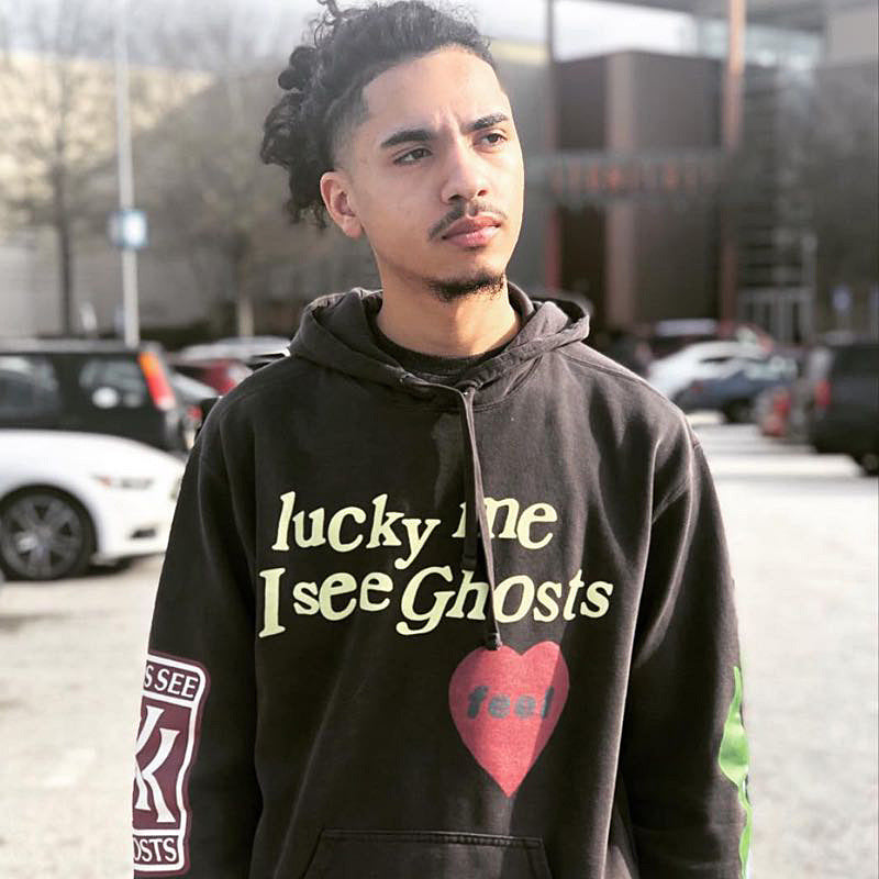 Lucky Me I See Ghost Hoodie