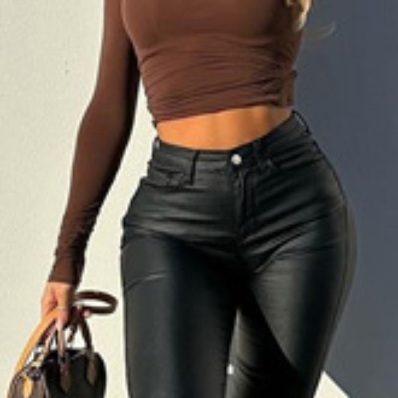 Fashionable Leather Pants