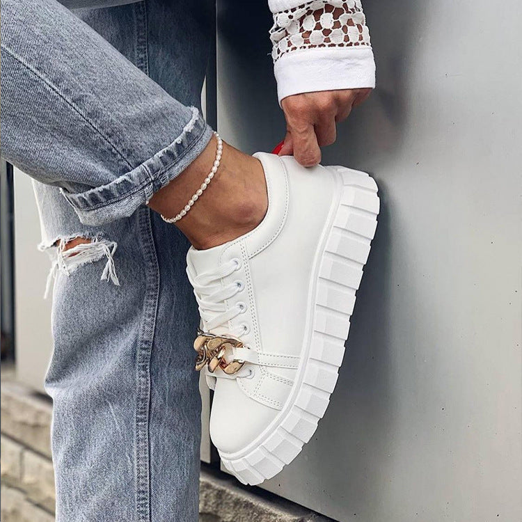 Low-Top Flat Sneakers
