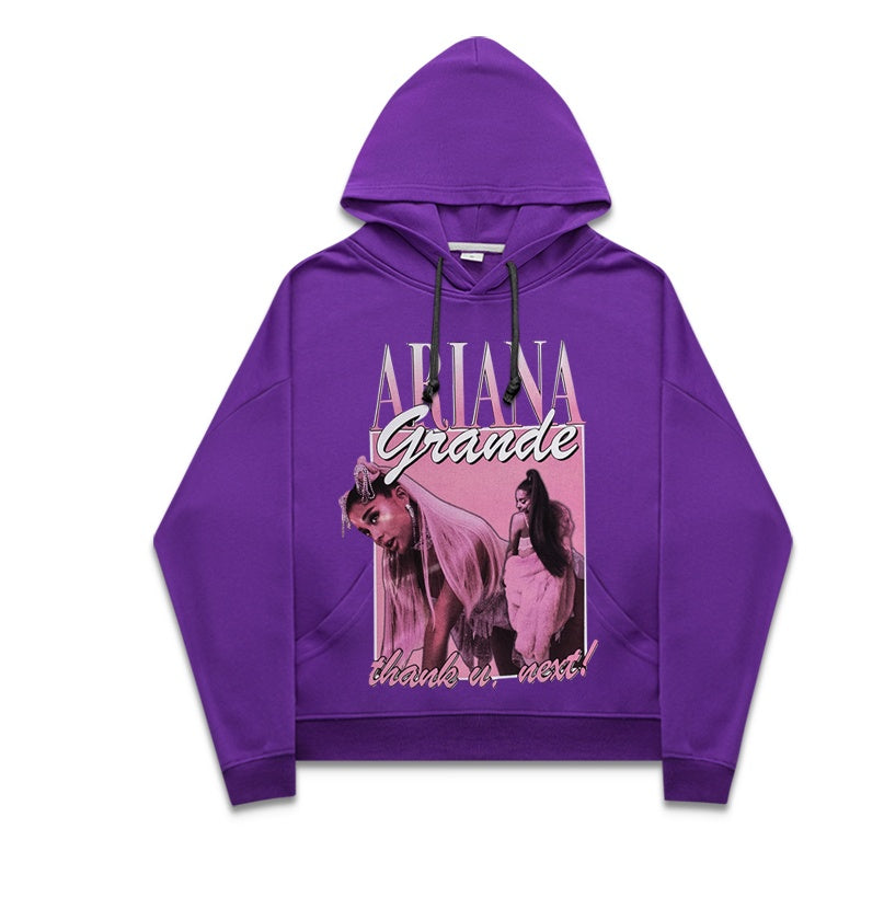 Ariana grande's stylish hoodie