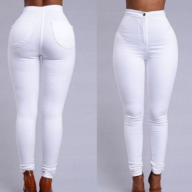 Fashion elastic jeans