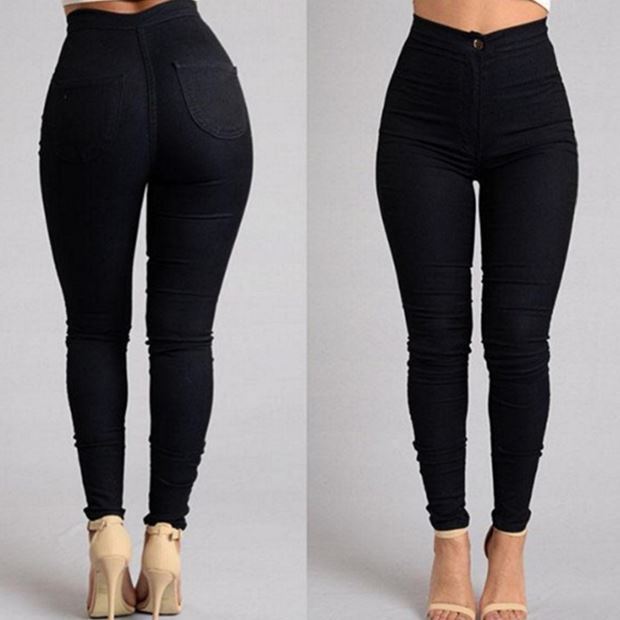 Fashion elastic jeans