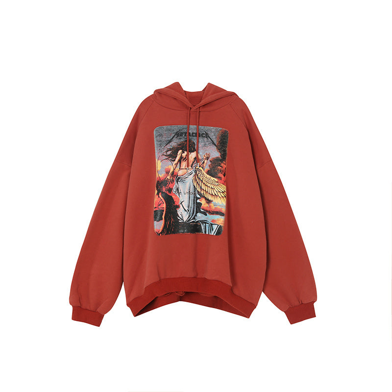 Jet Offset Print Pullover Hoodie