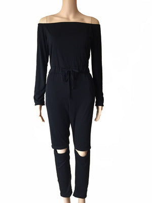 Collar Jumpsuit Leggings