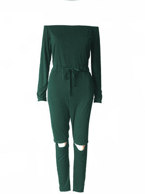 Collar Jumpsuit Leggings