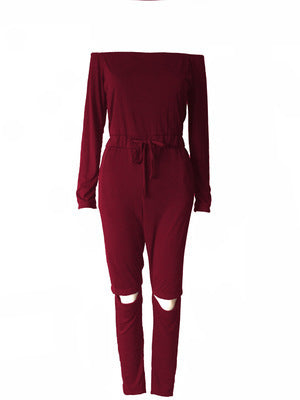 Collar Jumpsuit Leggings